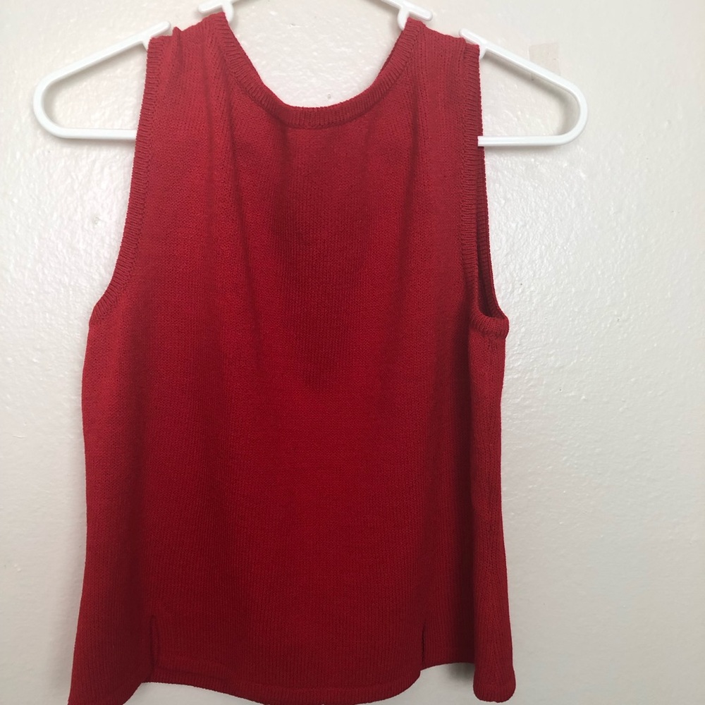 Red ST. John Blouse Sz. 2